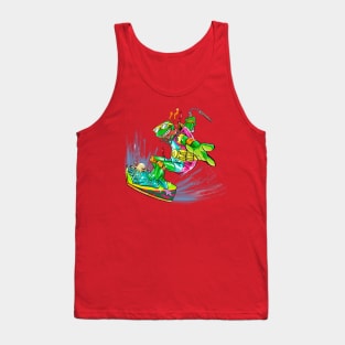 TMNT Sewer Surfing Mikey Tank Top